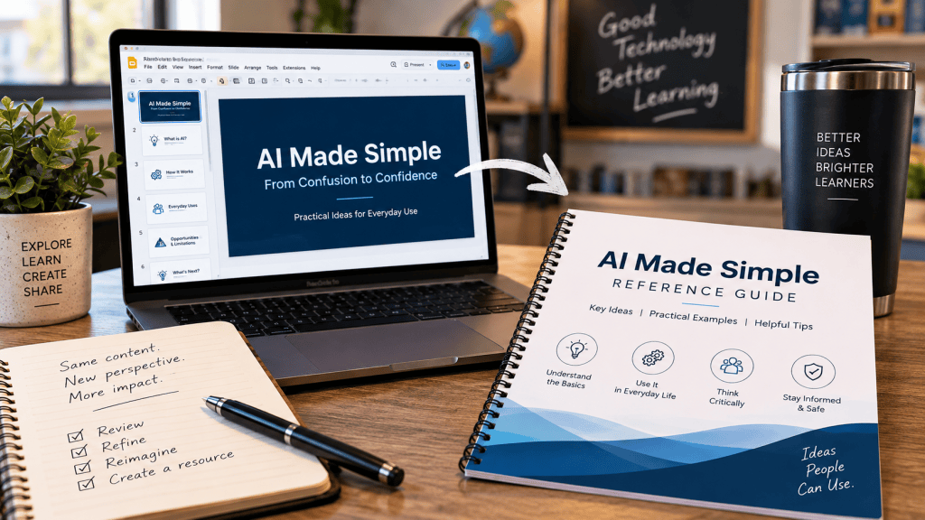 Using AI to Turn a Presentation Into Something People Can Actually&nbsp;Use