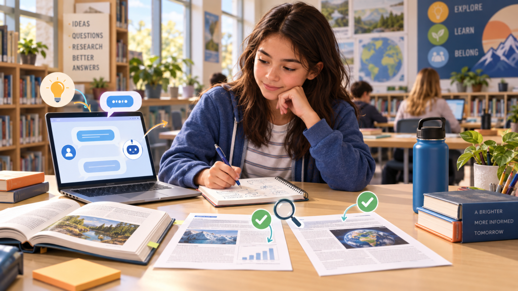 Research, Not Rely: Helping Middle School Students Use AI as a Research&nbsp;Partner